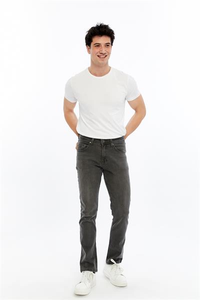 DGT16 - Normal Bel - Slim Straight - Kahve - Erkek Jean