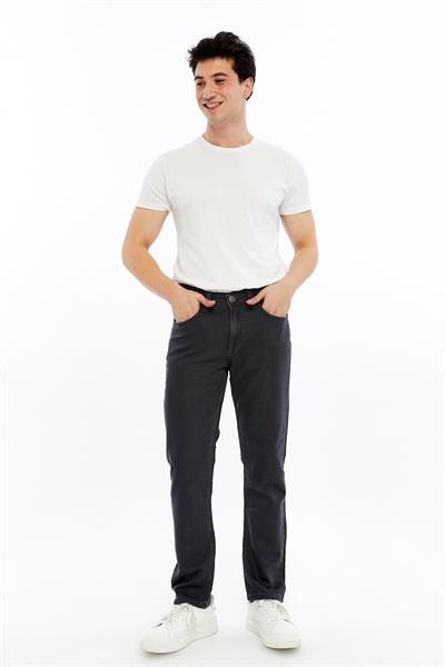 DJ11 - Regular Fit - Örme - Antrasit - Erkek Jean