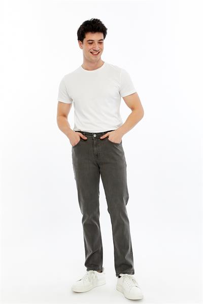 DJ17 - Regular Fit - Yüksek Bel - Kahve - Erkek Jean