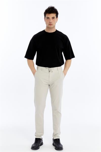 Ekru Jogger Erkek Pantolon