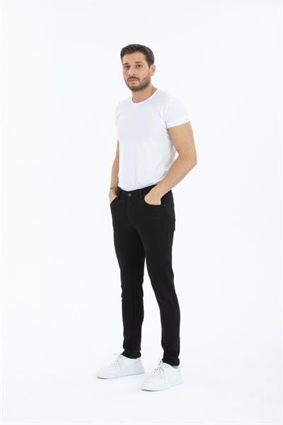 Siyah Skinny Erkek Jean