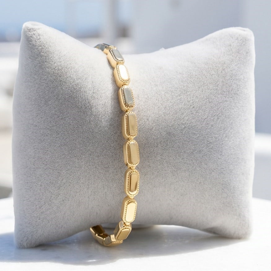 14K Vergoldete Kapsel Armkette SL-2335