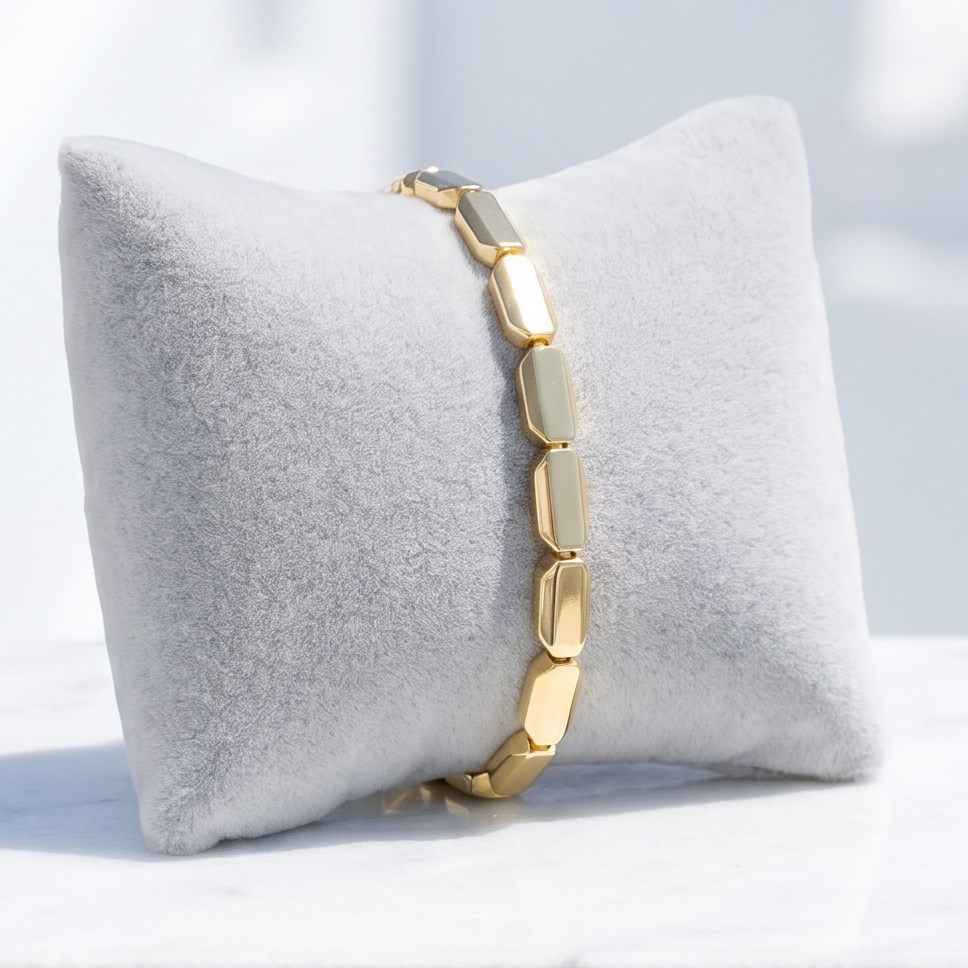 14K Vergoldete Kapsel Armkette SL-2387