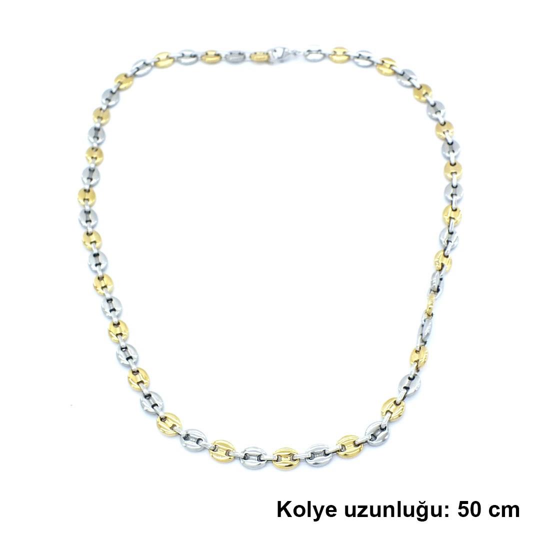 316L Çelik Çift Renkli Erkek Set SET-134