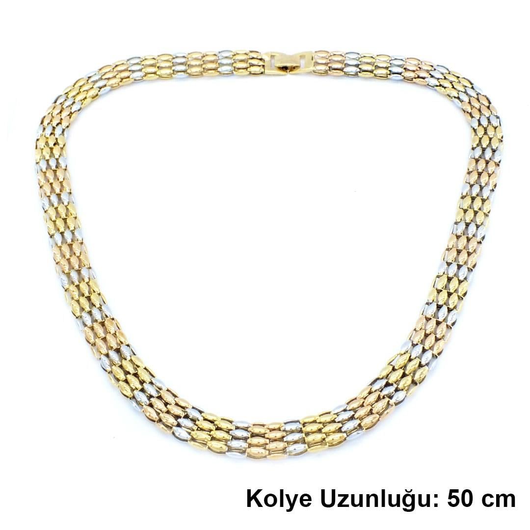 316L Çelik Üç Renkli Kadın Set SET-130