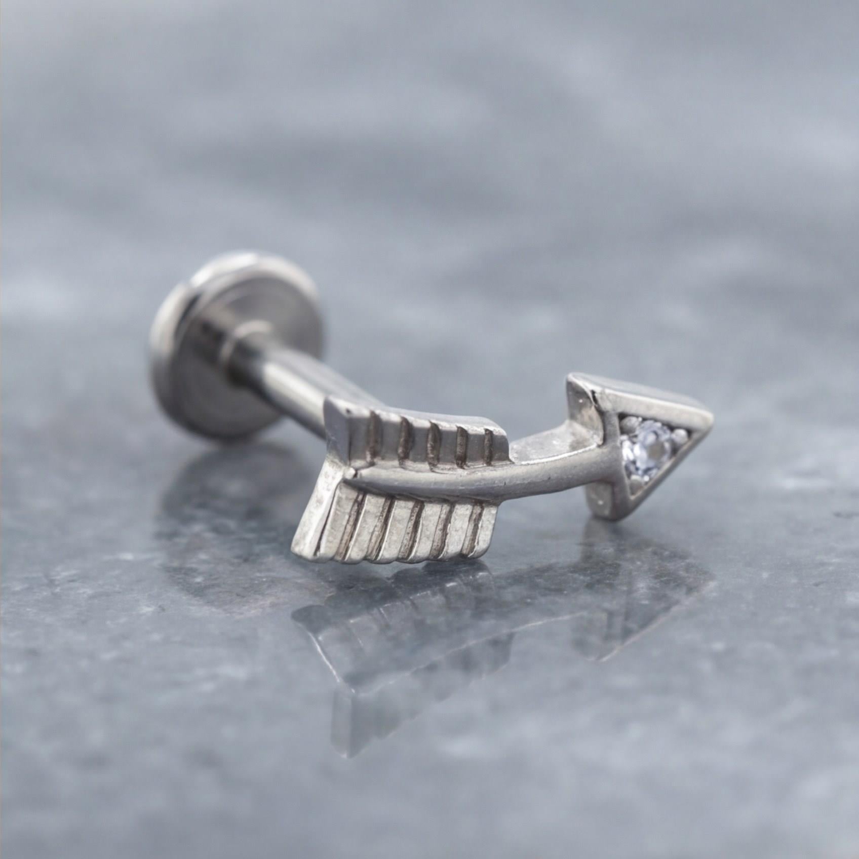 316L Çelik Ok Şekilli Piercing PRC-175