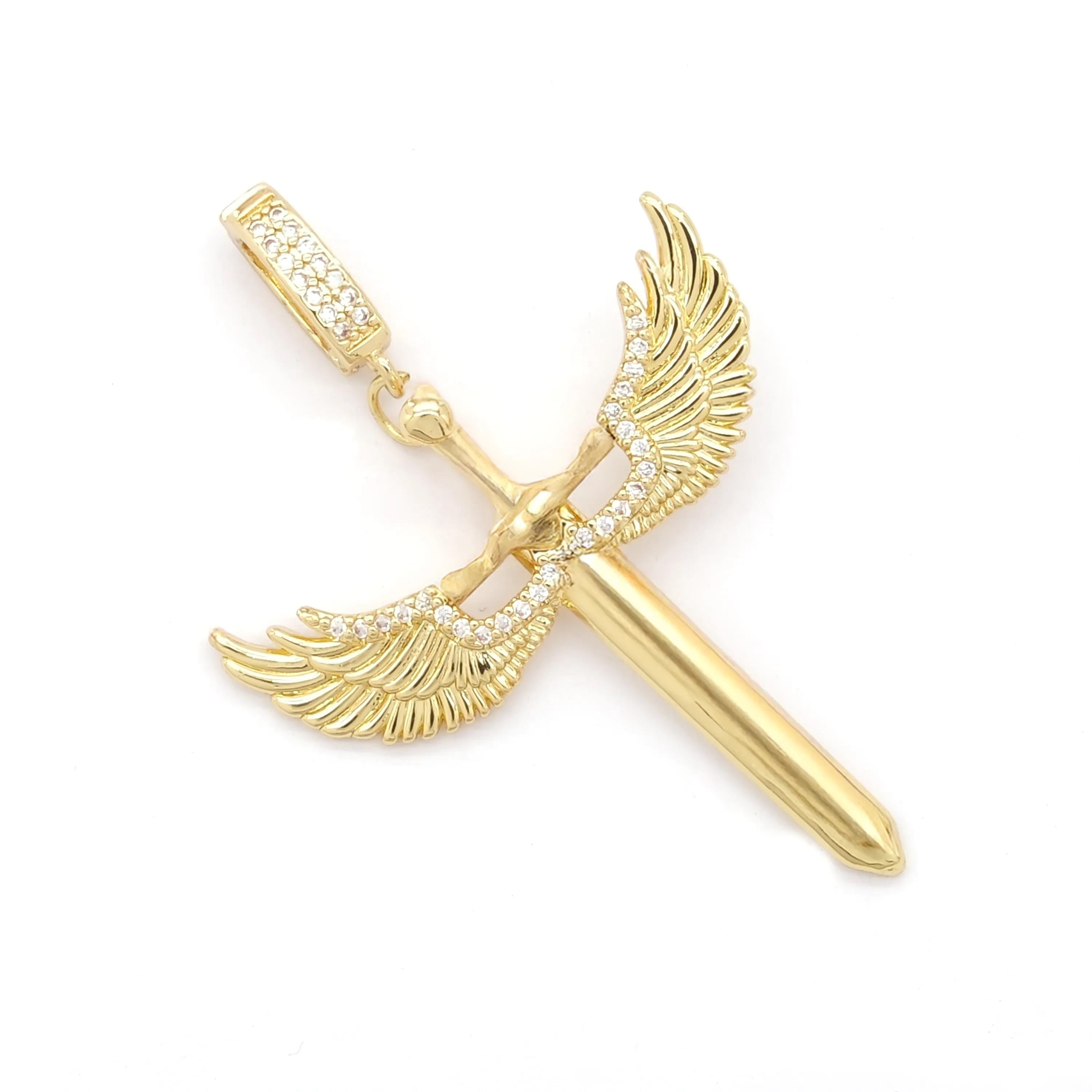 Ajda Charm Çelik Altın Kaplama Kadın Melek Model-CHR-104