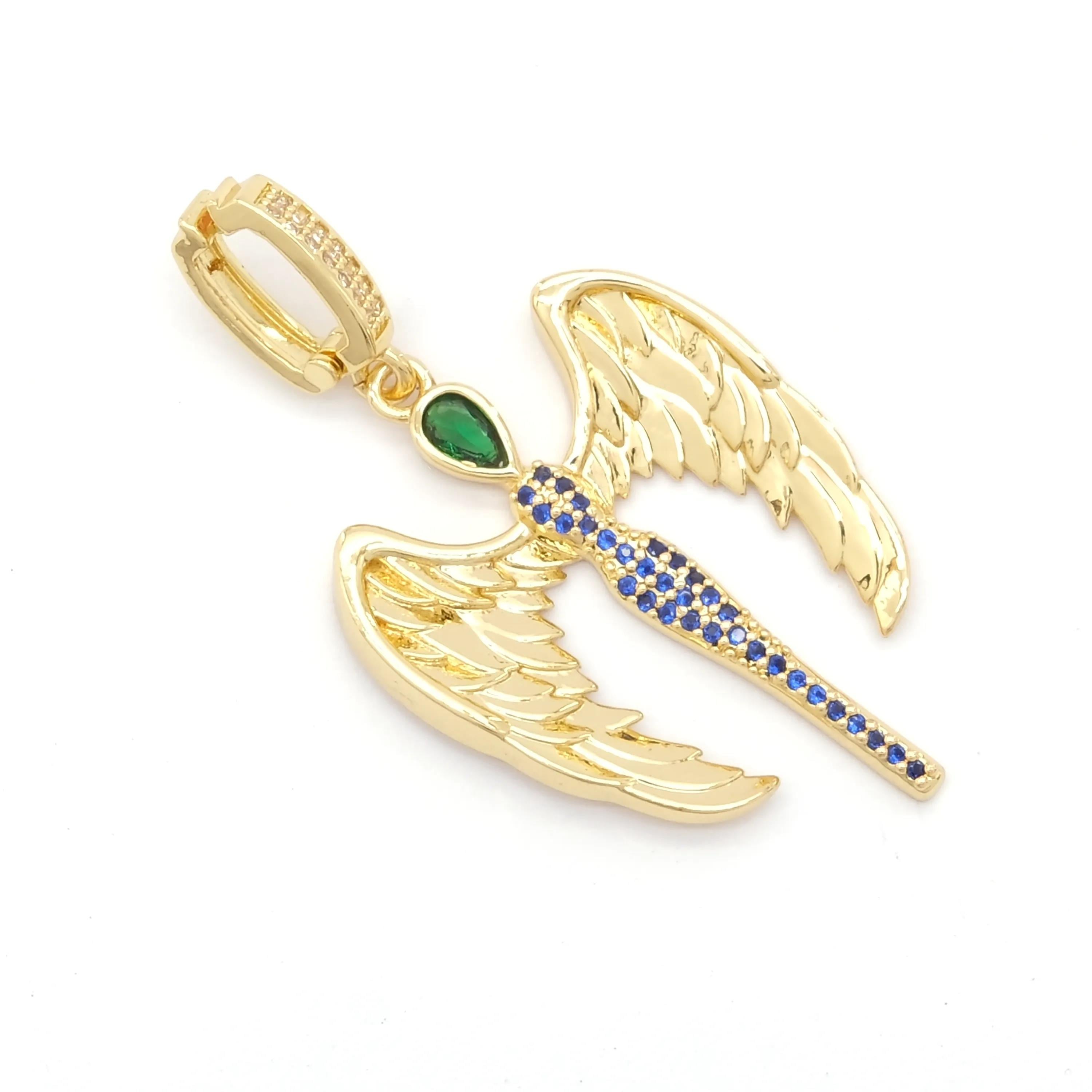 Ajda Charm Çelik Altın Kaplama Kadın Melek Model-CHR-111