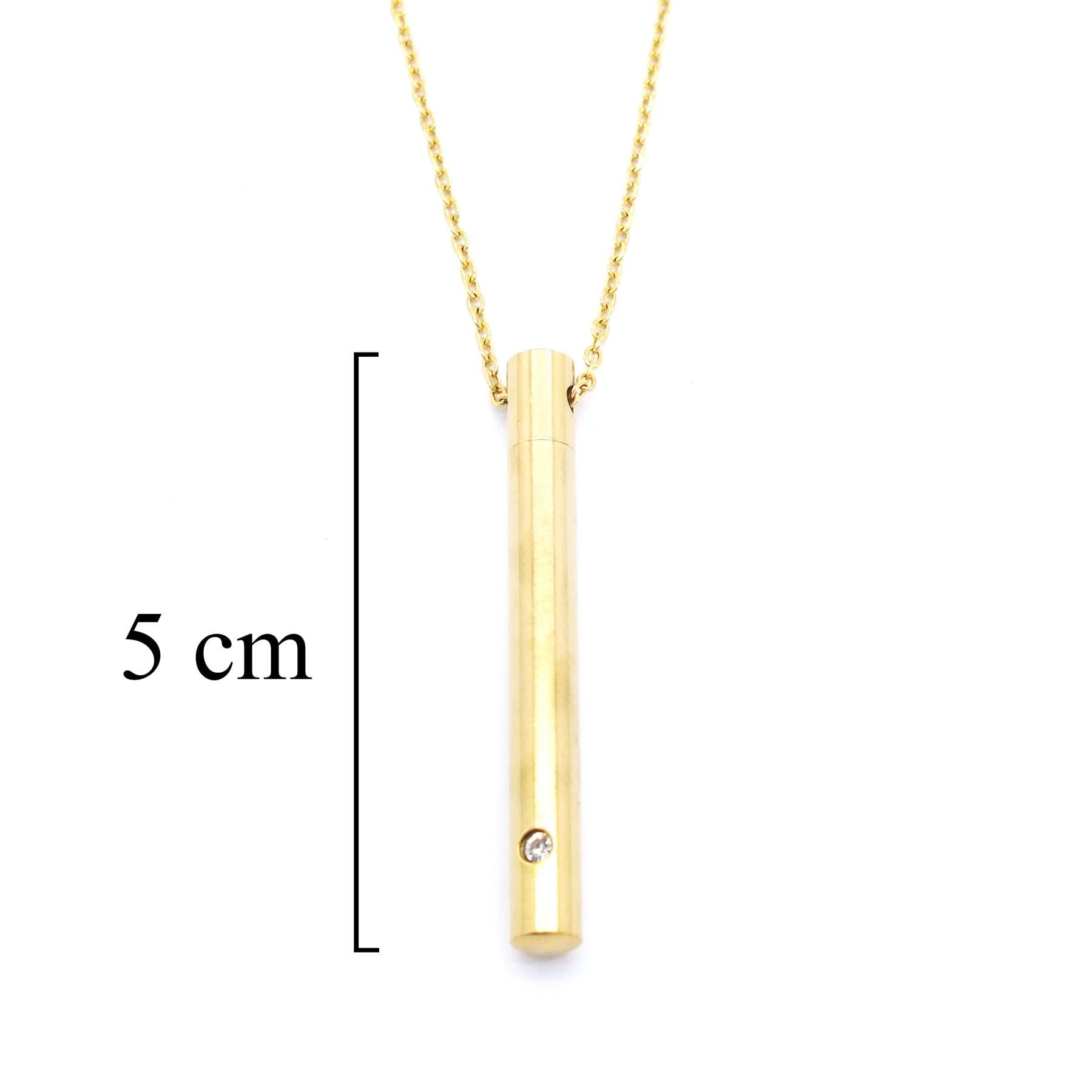 Altın Kaplama  Oval Uzun Erkek Kolye 60 cm  EKLY-108