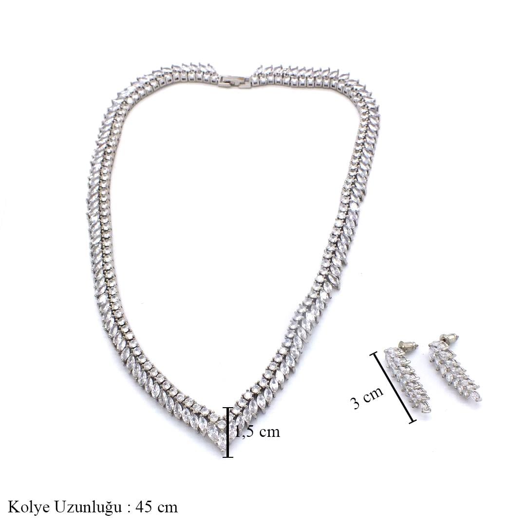 Çelik Taşlı Su Yolu Model Kadın Set SET-164