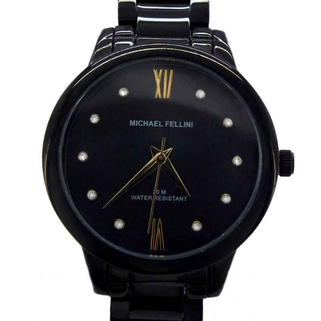 Michael Fellini Siyah Analog Kadın Kol Saati ST-102