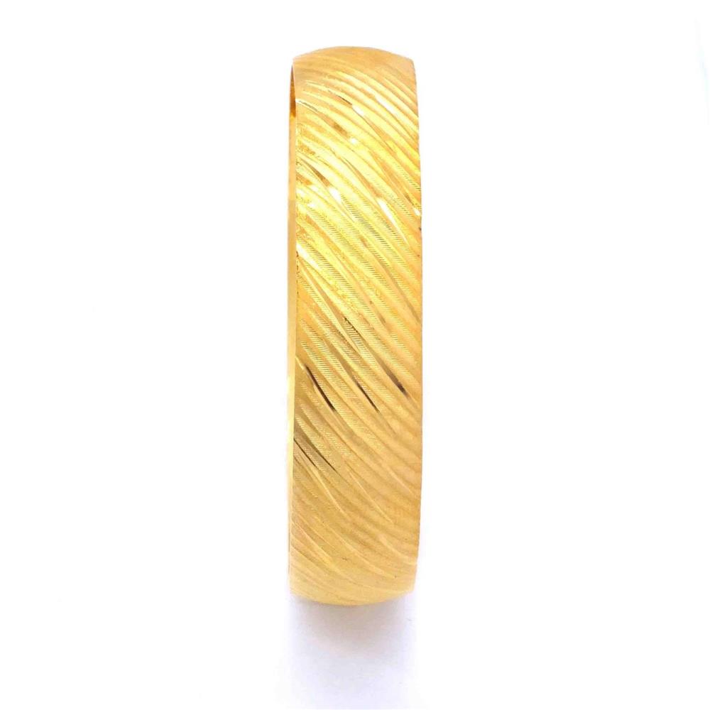 Altın Kaplama 1.5 cm Yan Cizgili Bilezik BLZ-1244