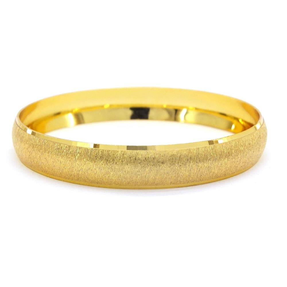 Altın Kaplama Düz Bilezik 1 cm BLZ-3032
