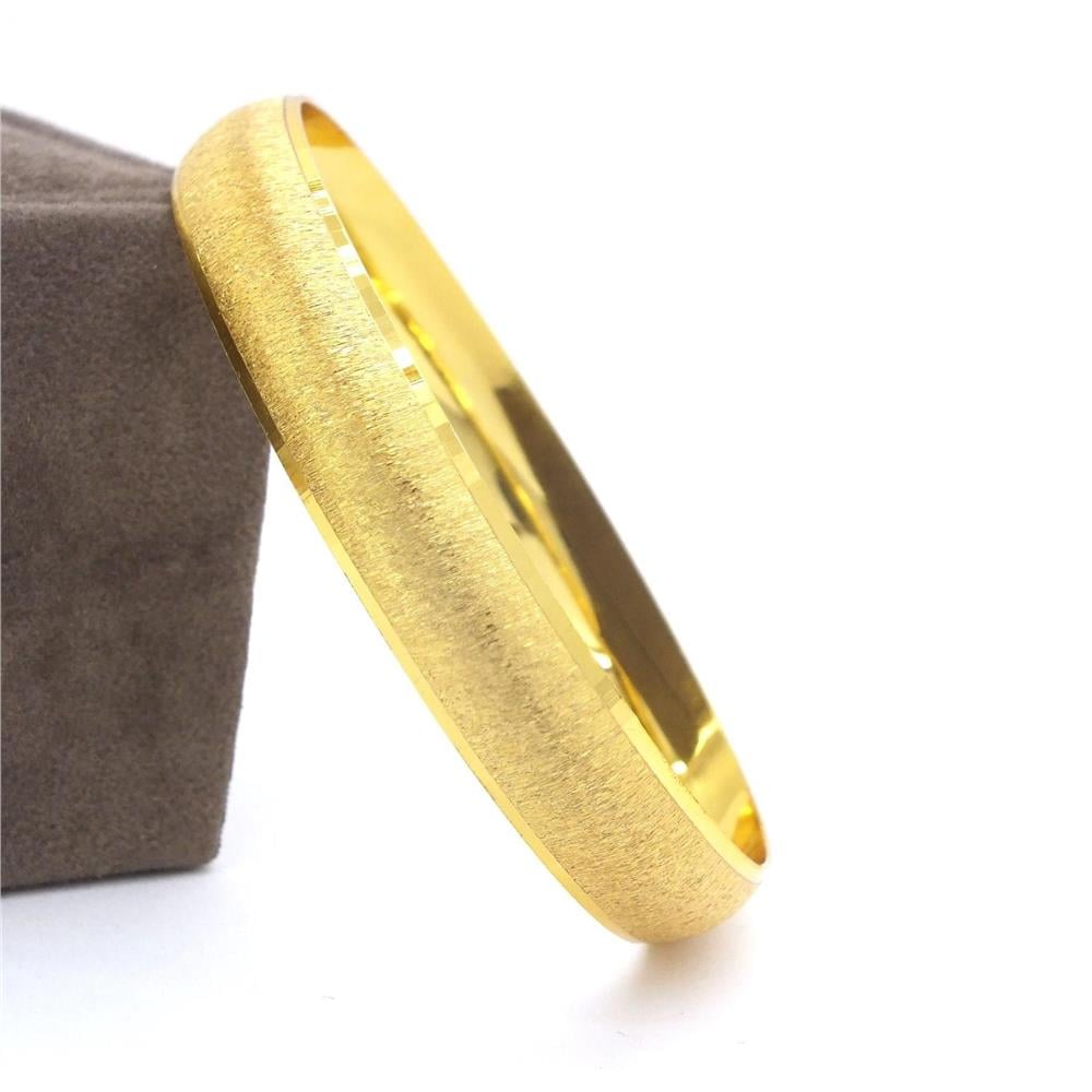 Altın Kaplama Düz Bilezik 1 cm BLZ-3032