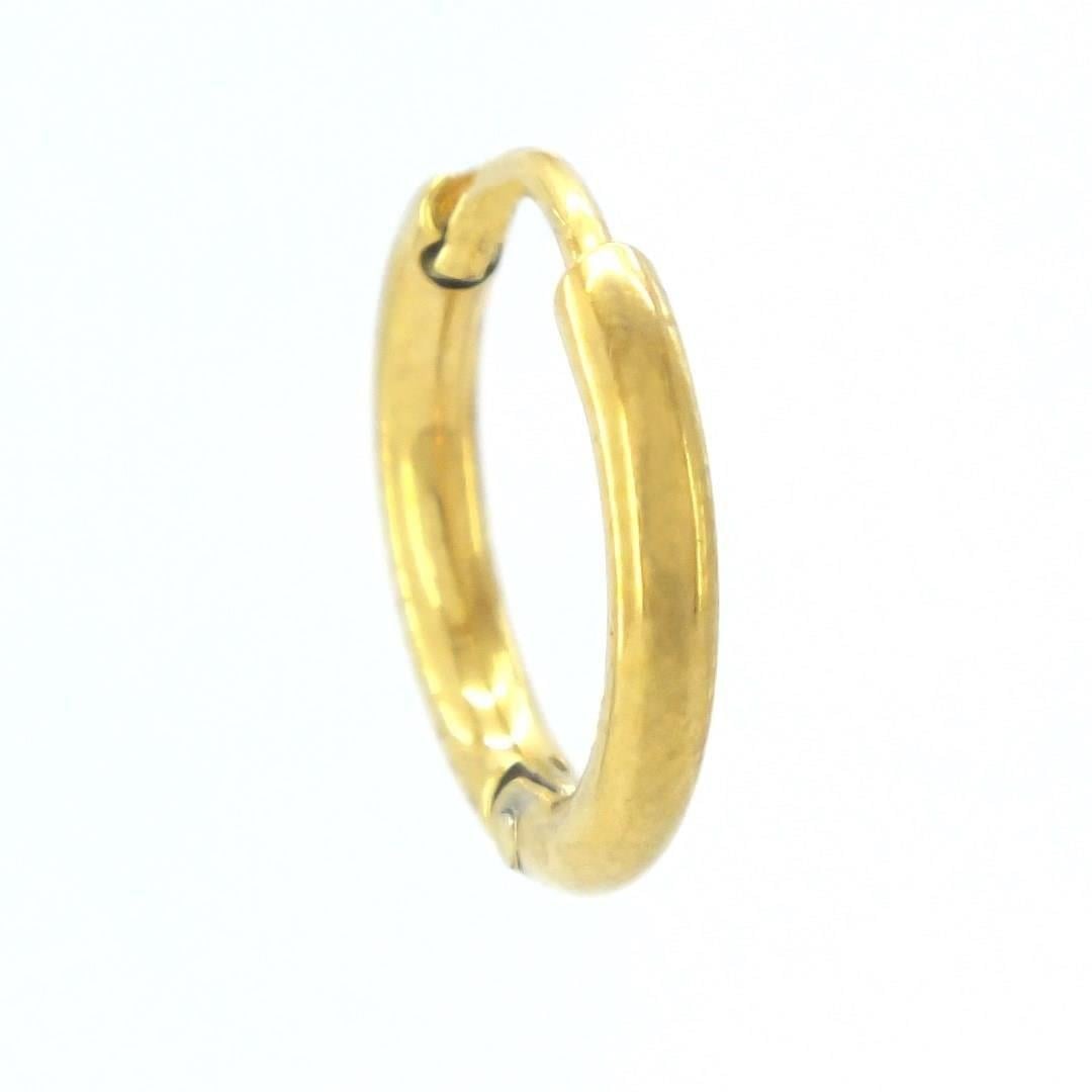 Altın Kaplama Halka Küpe 1,5 CM Halka Küpe UNK-709