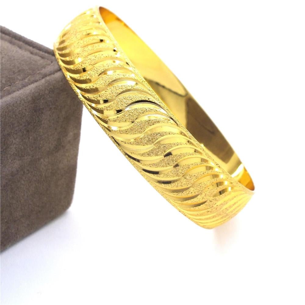 Altın Kaplama Rüzgar Model 1.5 cm Bilezik BLZ-3026