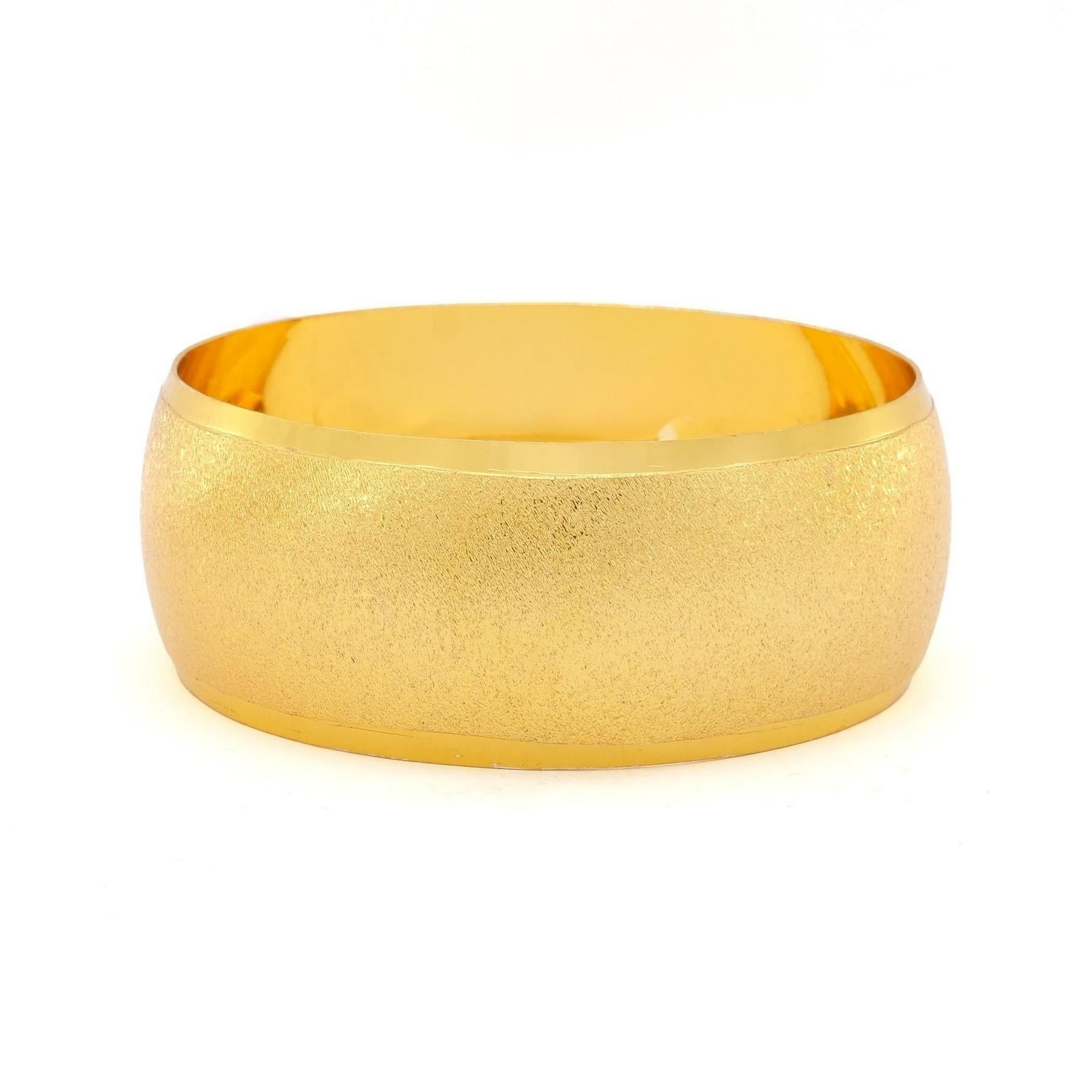 Altın Kaplama Simli  Bilezik 3 cm BLZ-3041