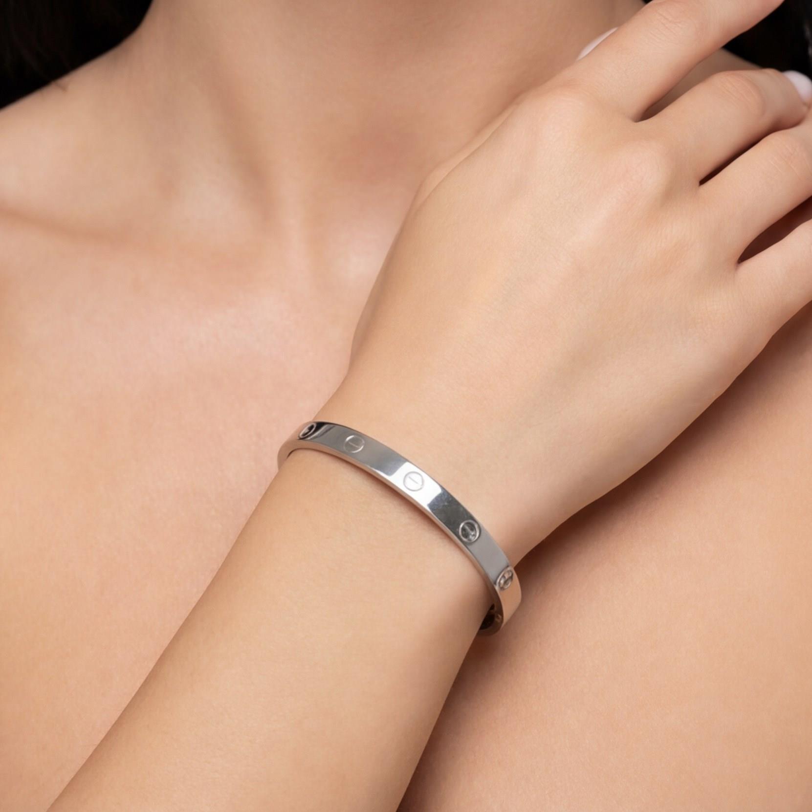 Çelik Kelepçe Bileklik Love Model BLZ-289