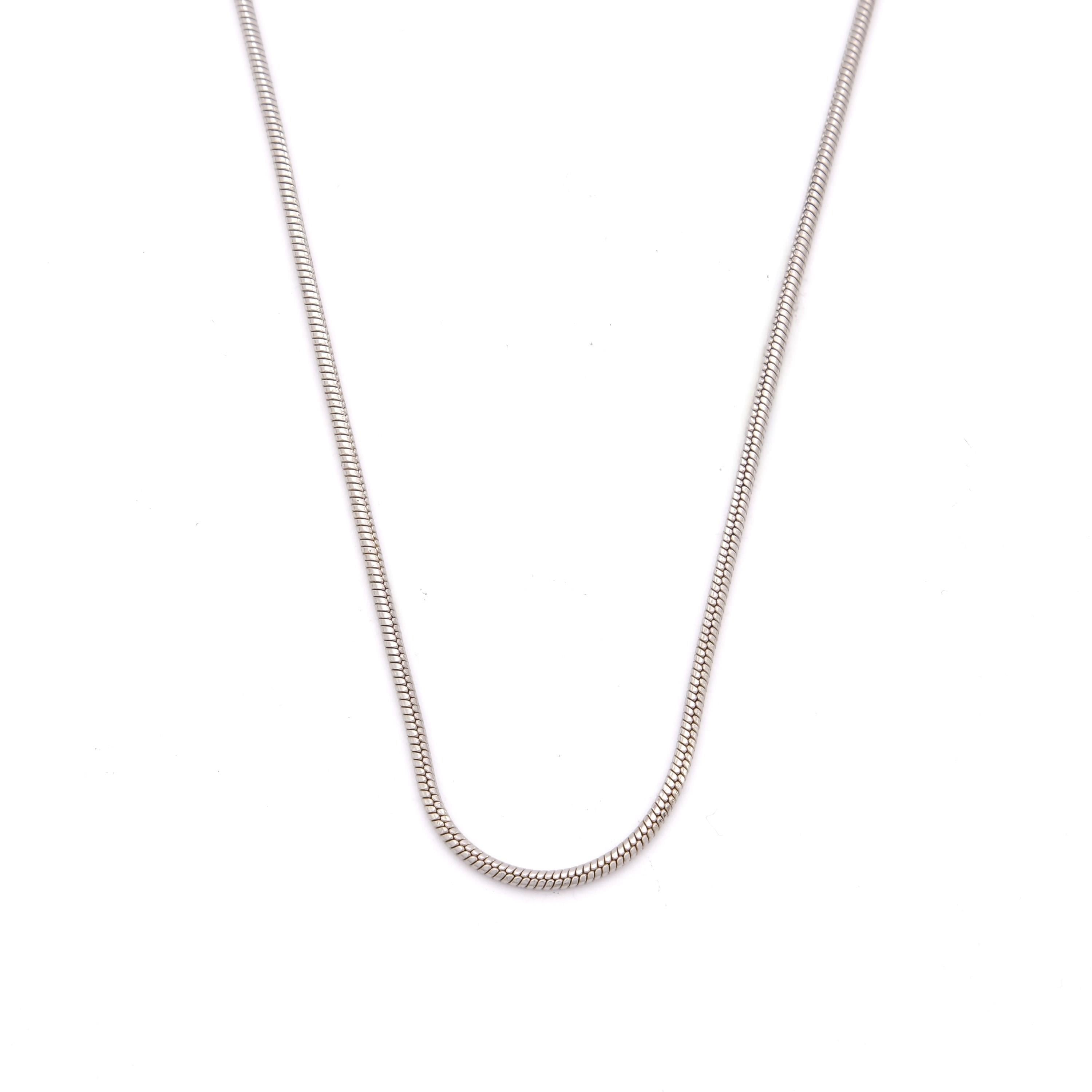 Çelik Zincir Kolye Oval Kesim 1 MM ZN-302