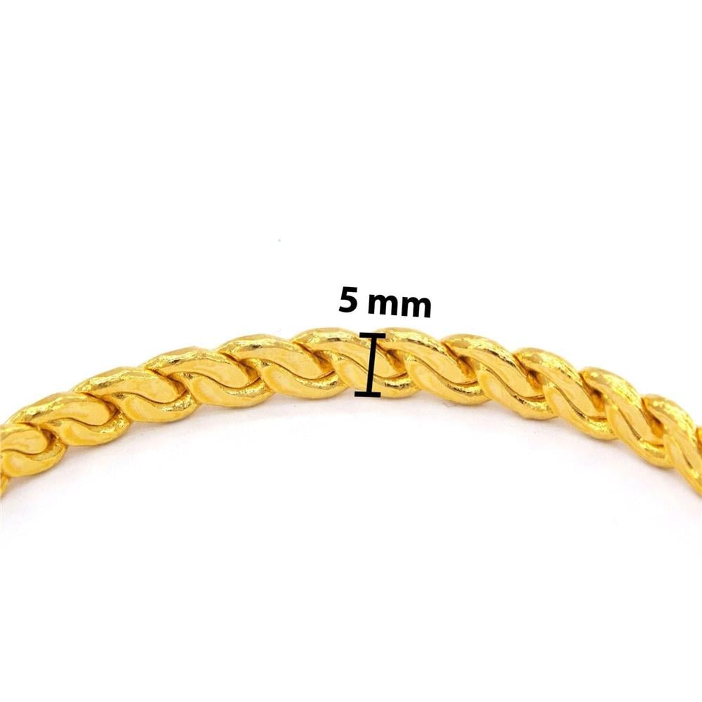 İmitasyon Adana Burması 3lü Model (İçi Düz) 5 mm - 4 Adet