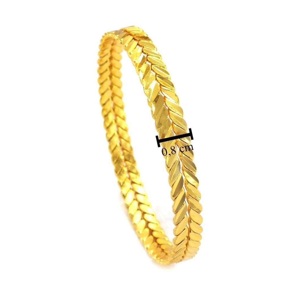 İmitasyon Burma Bilezik Başak Model 8 mm - 5 Adet 