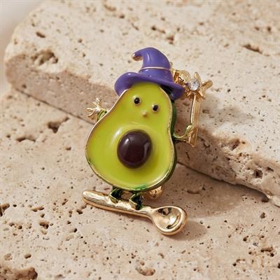 . Altın Kaplama Avakoda Model Broş BR-104