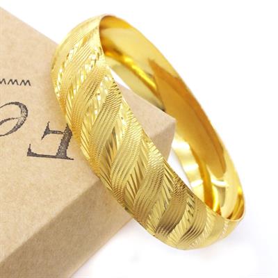  Altın Kaplama Rüzgar Model 1.5 cm İmitasyon Bilezik