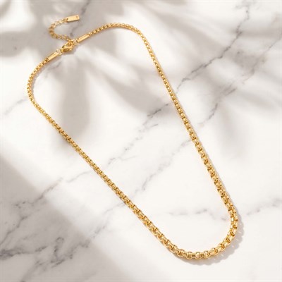 14 Karat Vergoldete Kastenkette TH-0682