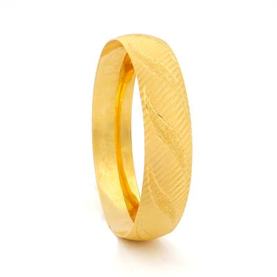 22 Ayar Altın Kaplama Kumlu İmitasyon Kadın Bilezik 15mm BLZ-1356 |