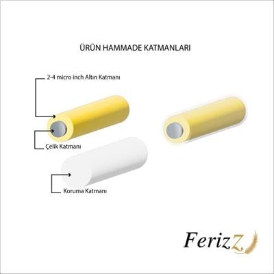 22 Ayar Altın Kaplama İmitasyon Rüzgar Model Bilezik 1 cm BLZ-3006