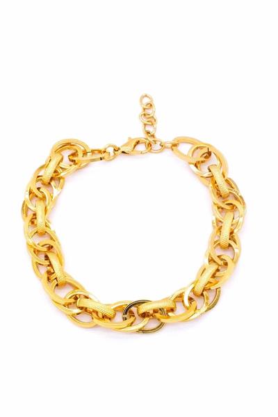 22 Ayar Altın Kaplama Samanyolu Şık Bayan Bileklik Blk-111