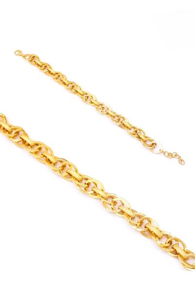 22 Ayar Altın Kaplama Samanyolu Şık Bayan Bileklik Blk-111