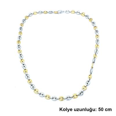 316L Çelik Çift Renkli Erkek Set SET-134