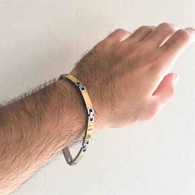 316L Çelik Erkek Bileklik EBLK-342