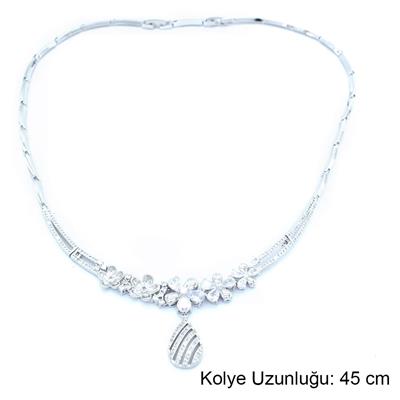 316L Çelik Taşlı Kadın Set SET-131