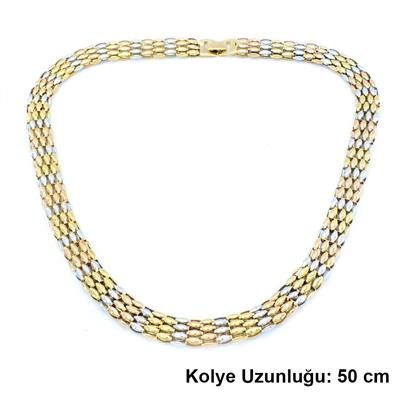 316L Çelik Üç Renkli Kadın Set SET-130