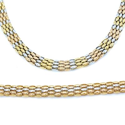 316L Çelik Üç Renkli Kadın Set SET-130