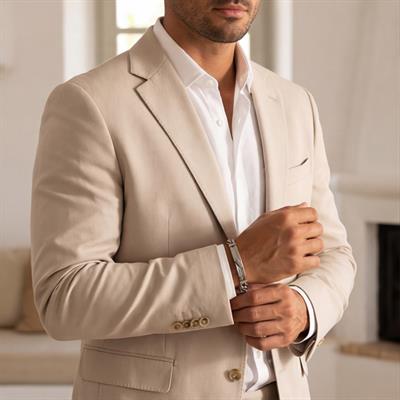 316L Çelik Figaro Zincir Model Zirkon Taşlı Love Yazılı Erkek Bileklik EBLK- 288