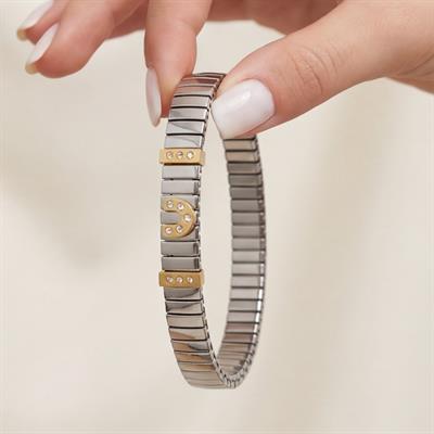 316L Çelik İtalyan Charm Kadın Kelepçe Bileklik BLK-1007