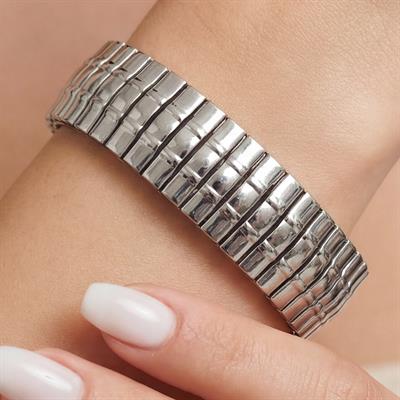 316L Çelik İtalyan Charm Kadın Kelepçe Bileklik BLK-1006