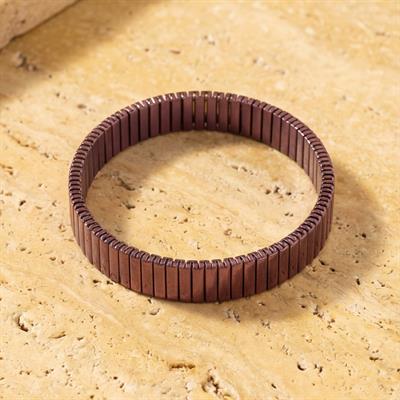 316L Çelik Rose Pembe iİtalyan Charm Erkek Kelepçe Bileklik EBLK-410