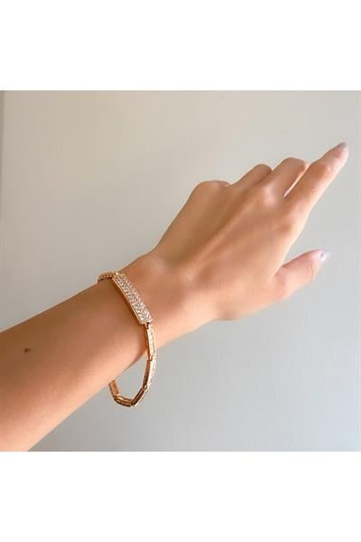 Samanyolu Bileklik Çelik Rose Renkli Model 