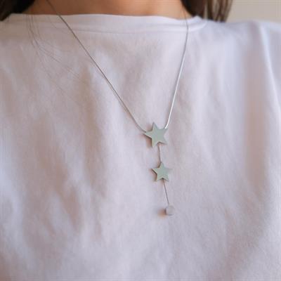 316L Çelik Yıldız Model Kolye KLY-573