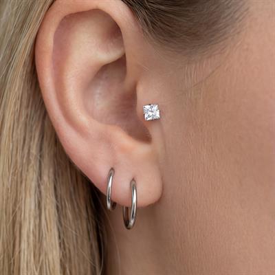 316L Çelik Zirkon Baget Taşlı Piercing PRC-188