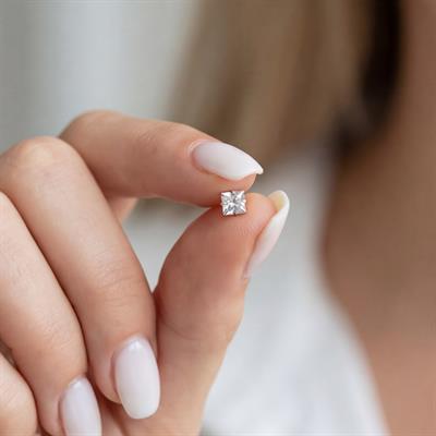 316L Çelik Zirkon Baget Taşlı Piercing PRC-188