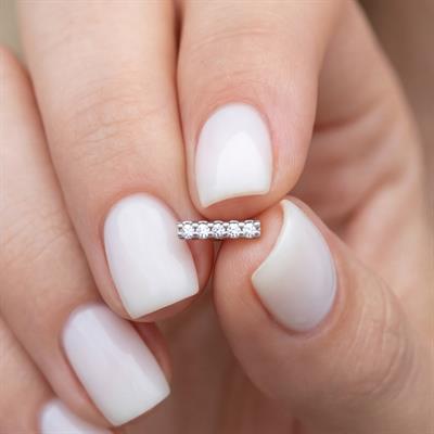 316L Çelik Zirkon Taşlı Piercing PRC-178