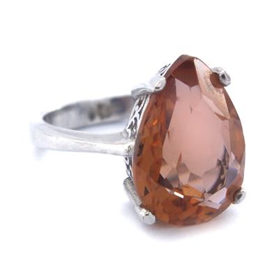 925 Ayar Gümüş Zultanit Taşlı Kadın Yüzük GKY-158