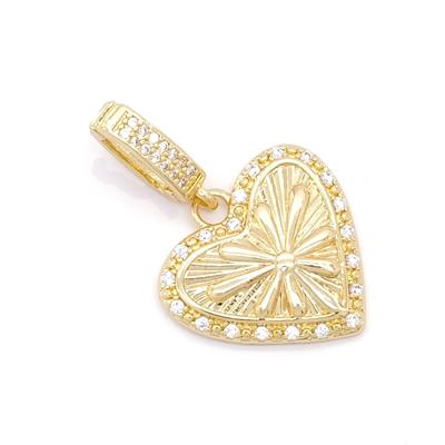 Ajda Charm Çelik Altın Kaplama Kadın Kalp Model-CHR-114