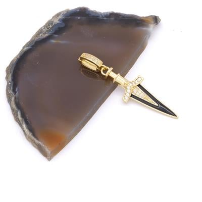 Ajda Charm Çelik Altın Kaplama Kadın Kılıç Model-CHR-102