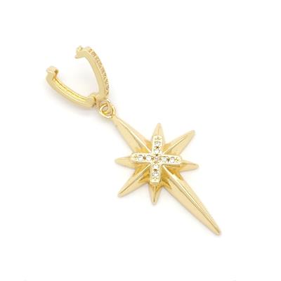 Ajda Charm Çelik Altın Kaplama Kadın Kuzey Yıldızı Model-CHR-103